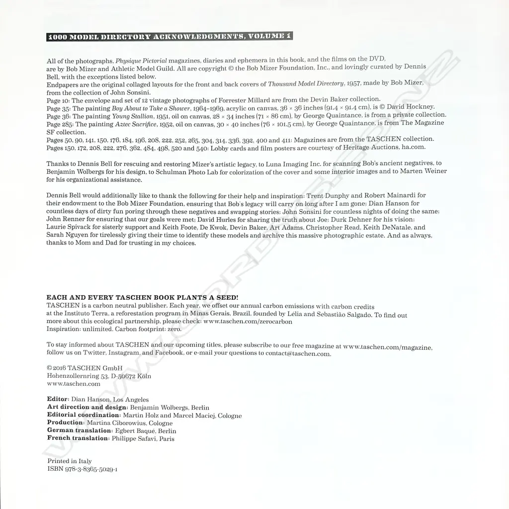 DIAN HANSON: AMG BOB MIZER'S ATHLETIC MODEL GUILD Image 1++